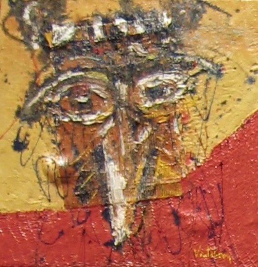 Peinture intitulée "dominantes rouges/j…" par Les Arts Pigmentés, Œuvre d'art originale,
