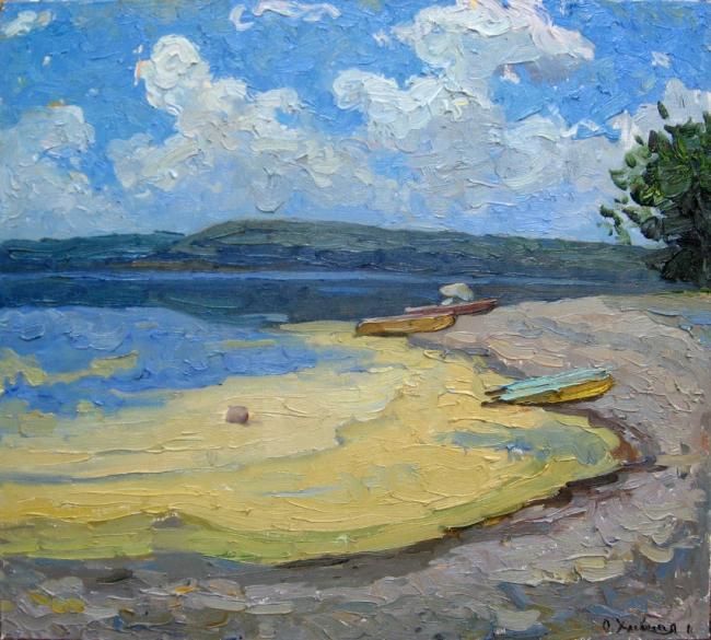 __.jpg - Painting, 65x70 cm ©2011 by Олеся Хлевная -
Contemporary painting, художники одессы