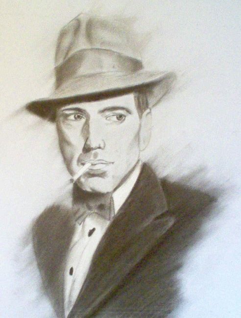 Disegno intitolato "Il mistero del falc…" da Natan, Opera d'arte originale,