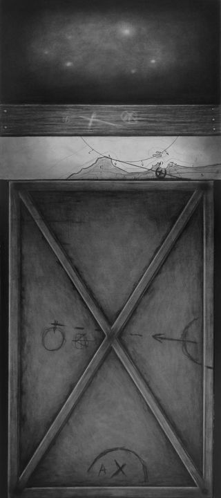 Peinture intitulée "confins.jpg" par Alain Lestie, Œuvre d'art originale,