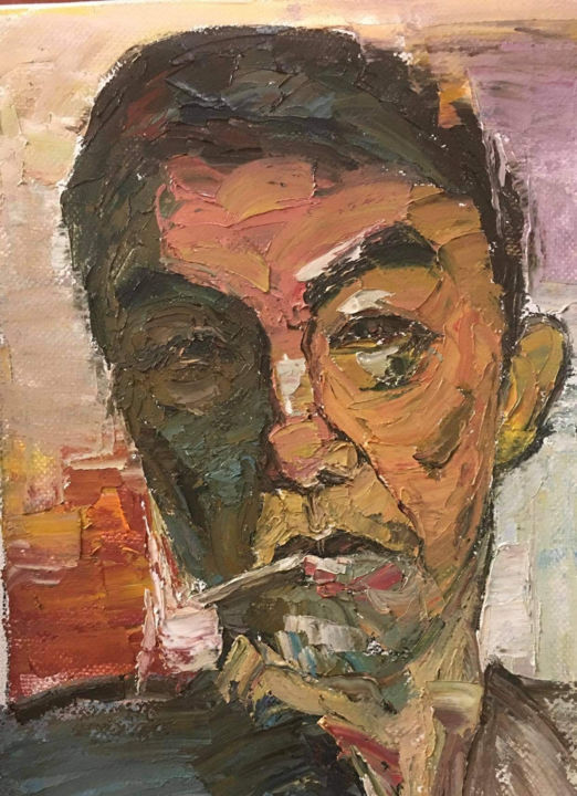 Painting titled "Le Viet Hoang" by Hoang Le Viet, Original Art, Gouache