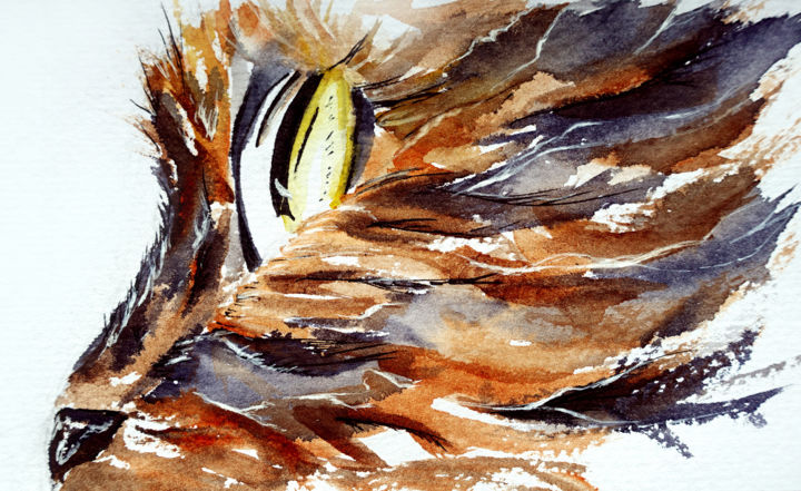 Painting titled "Glare" by Quynh Dao Le Vinh, Original Art,