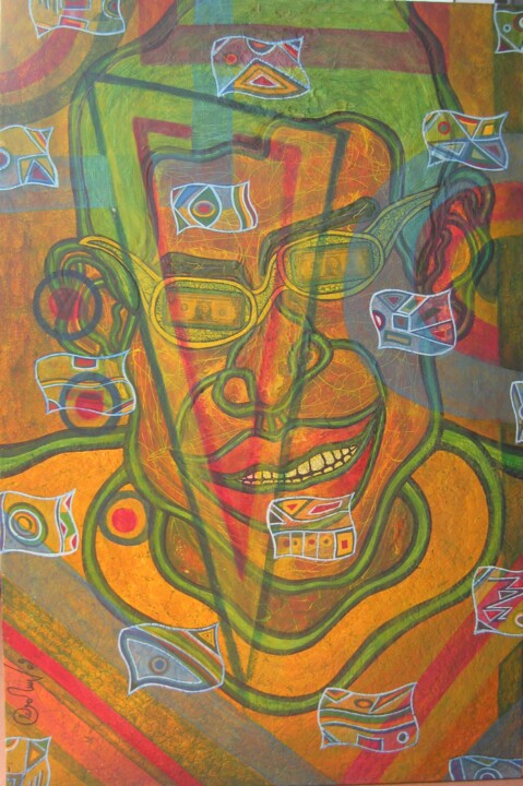 Painting titled "portrait 4" by Levo Tuyen, Original Artwork, Other