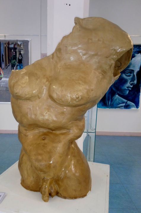 Sculpture titled "Torturé" by Lez'Arts Atelier, Original Artwork