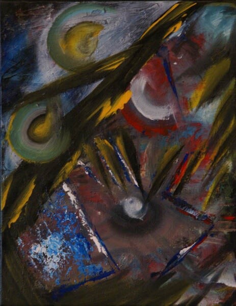 Peinture intitulée "Une main / 86" par Liam G Déziel, Œuvre d'art originale, Huile