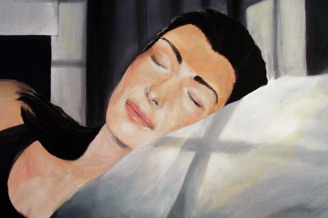 Painting titled "Sleep" by Liana Venturella, Original Artwork