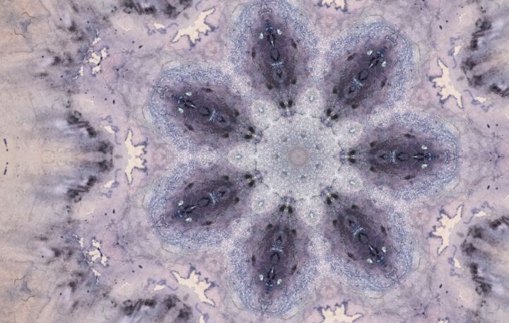 Arte digitale intitolato "KALEIDOSCOPE6" da Keren Liang, Opera d'arte originale, Lavoro digitale 2D