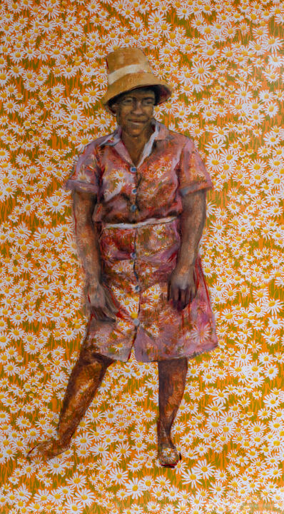 Peinture intitulée "Dorcas" par Lianne Jedeikin, Œuvre d'art originale, Huile