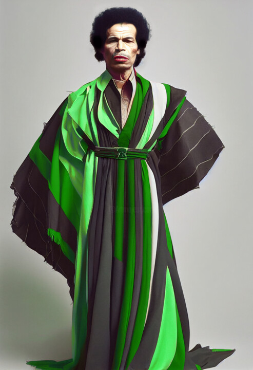 Arte digital titulada "Dics in Dresses Gad…" por Lians Jadan, Obra de arte original, Imagen generada por IA