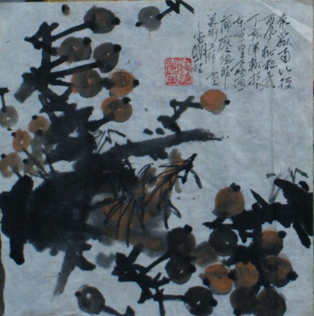 绘画 标题为“花鸟” 由山外山人, 原创艺术品, 其他
