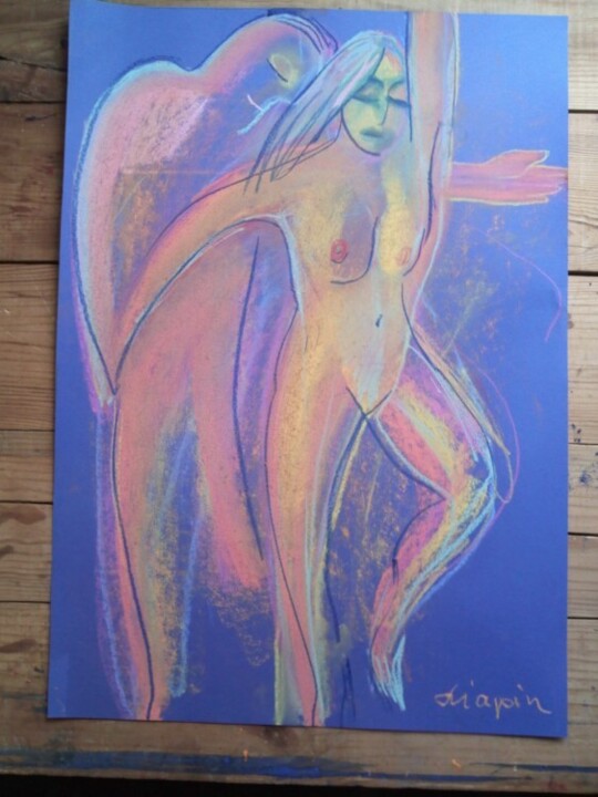 Картина под названием "Танец" - Liap-In-Art, Подлинное произведение искусства, Другой
