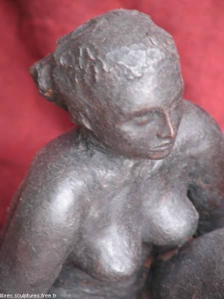 Sculpture titled "Visage" by Vivi Rouquette, Original Artwork