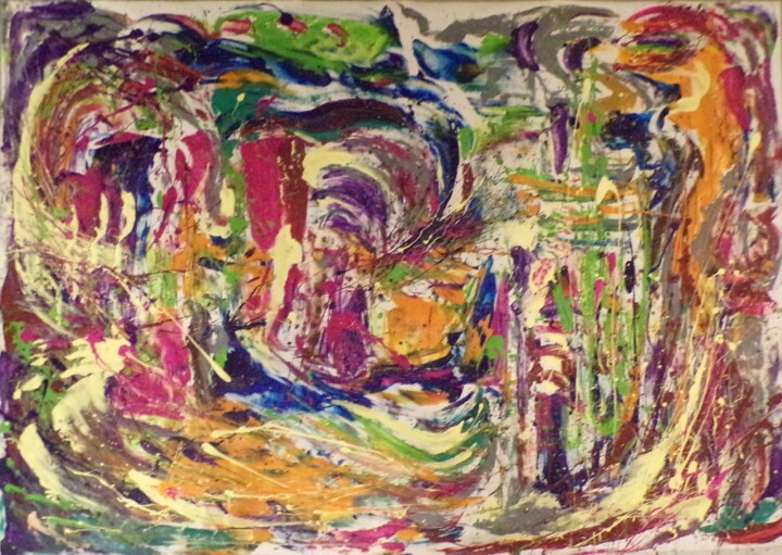 Ζωγραφική με τίτλο "Il colore della luce" από Lidia Bobbone, Αυθεντικά έργα τέχνης, Ακρυλικό
