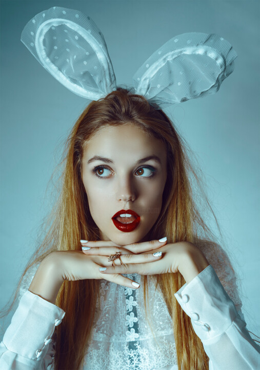 摄影 标题为“Bunny” 由Lídia Vives, 原创艺术品, 数码摄影