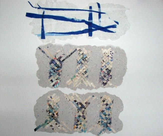纺织艺术 标题为“Nuage” 由Lyria, 原创艺术品