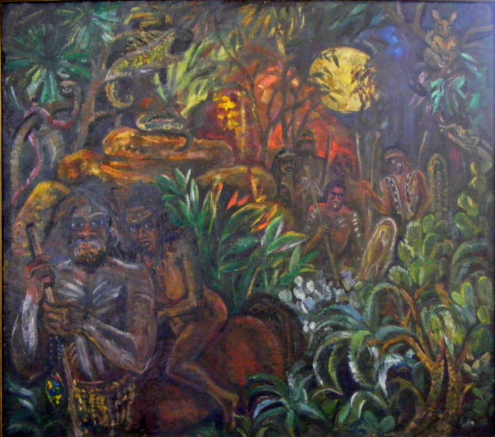 Peinture intitulée ""Черный опал" , ("B…" par Lidiia Shurpina, Œuvre d'art originale, Huile