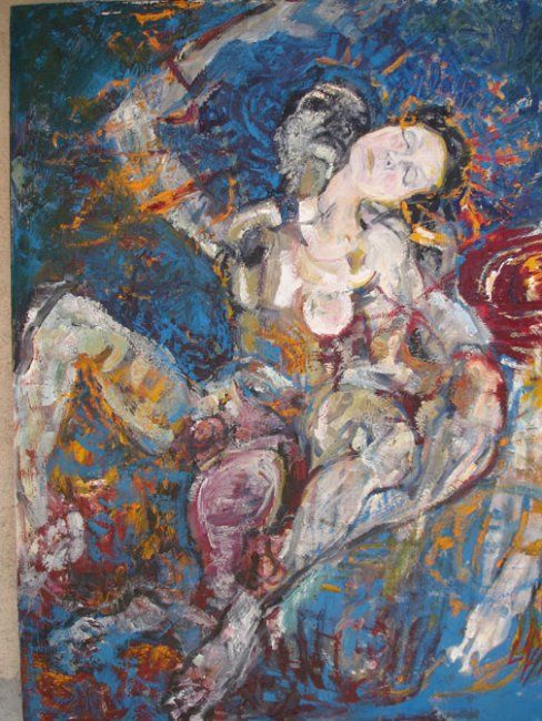 The Birth Of Eve 2004 Painting By Lidya Artmajeur