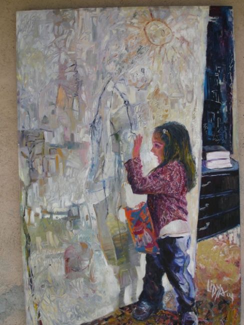 Connection 2004 Painting By Lidya Artmajeur