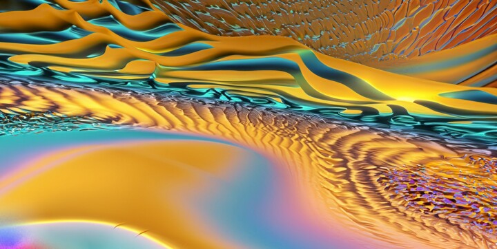 Digitale Kunst getiteld "vista" door Sean Diamond, Origineel Kunstwerk, AI gegenereerde afbeelding