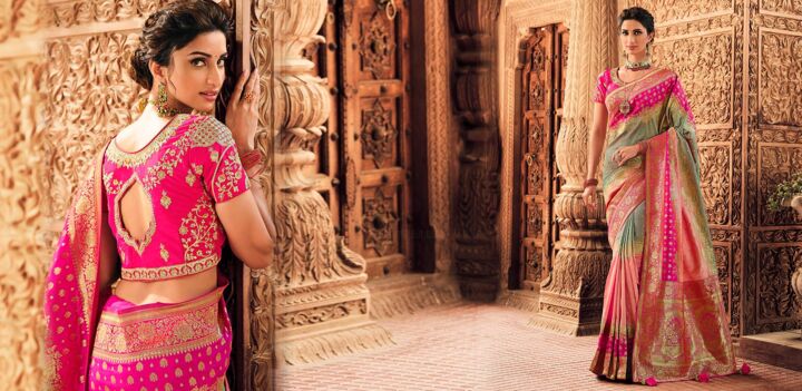 「indian sari」というタイトルのテキスタイルアート Daisy Carterによって, オリジナルのアートワーク, 衣類