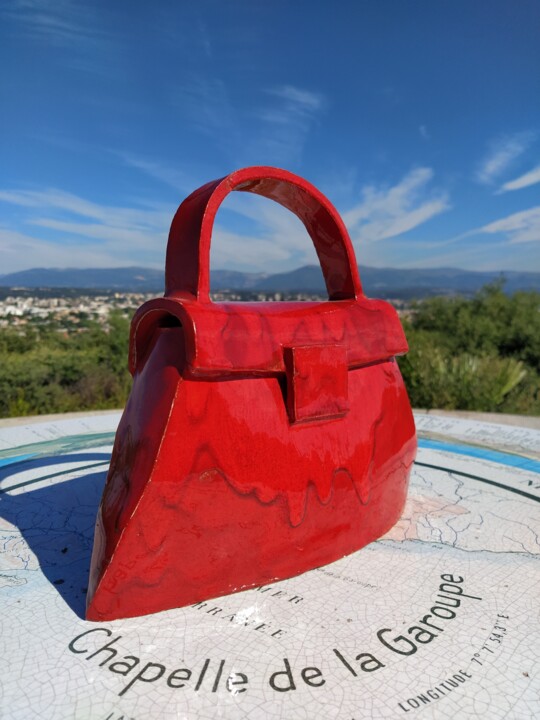 Sculpture titled "Dreams bag Luisa Pa…" by Lila D'Harcourt, Original Artwork, Ceramics