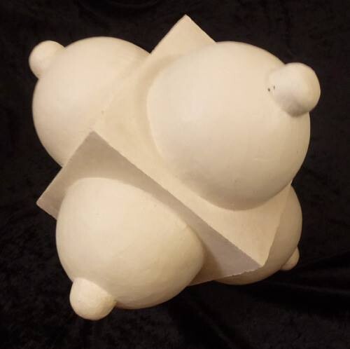 Sculpture intitulée "Les mamelles du Lup…" par Lila D'Harcourt, Œuvre d'art originale, Céramique