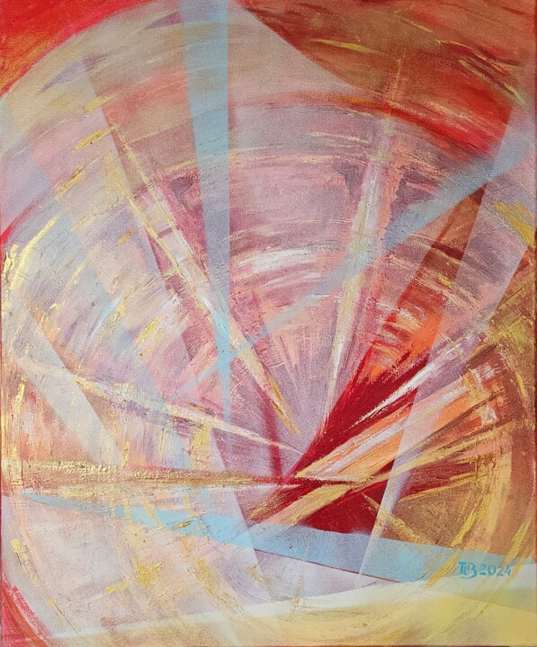 Painting titled ""Equivoque"" by Lila Licari, Original Artwork, Acrylic