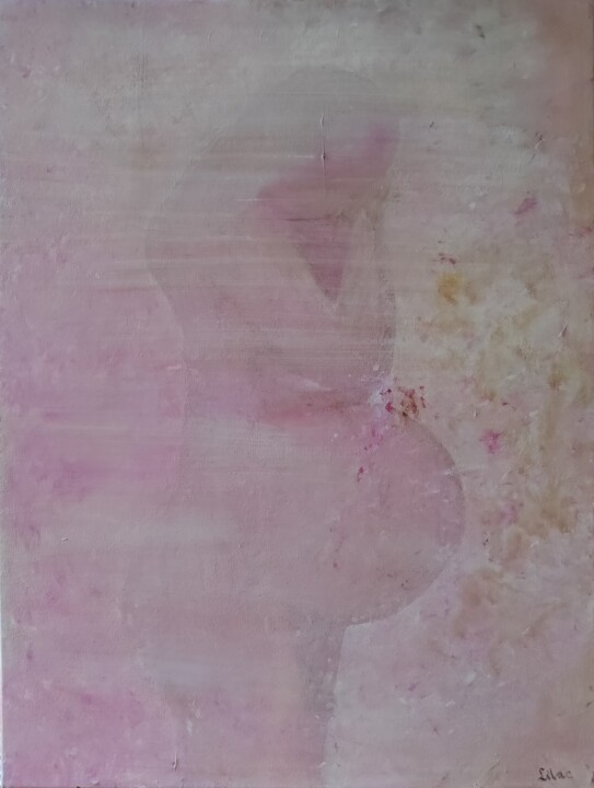 Картина под названием "True self-love" - Lilac, Подлинное произведение искусства, Акрил