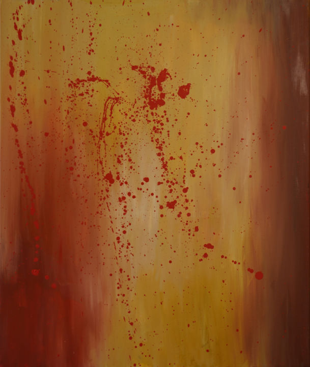 Картина под названием "Passion" - Liliana Harkovska, Подлинное произведение искусства, Масло