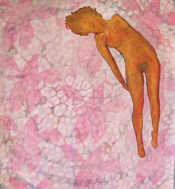 Peinture intitulée "Rosa" par Lilianna Rivera, Œuvre d'art originale