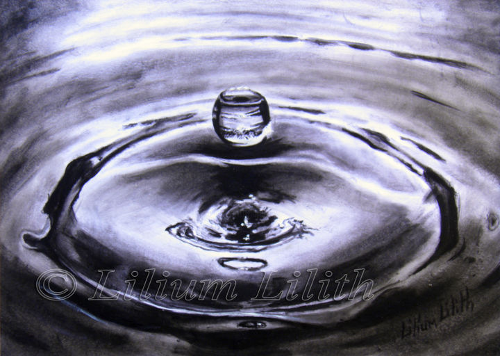 Dessin Goutte D Eau Pittura Da Lilium Lilith Artmajeur