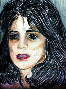 Digital Arts titled "Christina Onasis" by Lillyana Antoneavic, Original Artwork