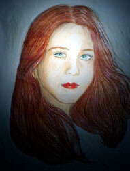 Digital Arts titled "Lisa Warren" by Lillyana Antoneavic, Original Artwork