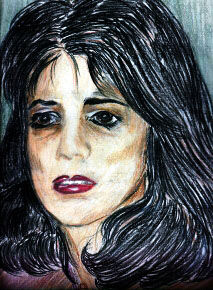 Digital Arts titled "Christina Onasis" by Lillyana Antoneavic, Original Art,