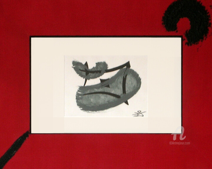 Peinture intitulée "O'z" par Lilou Sauvegrain (Kemoji), Œuvre d'art originale, Acrylique