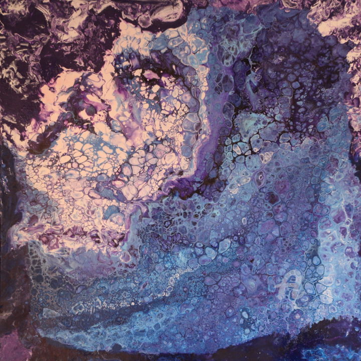 Painting titled "VISAGES" by Lily, Original Artwork, Acrylic