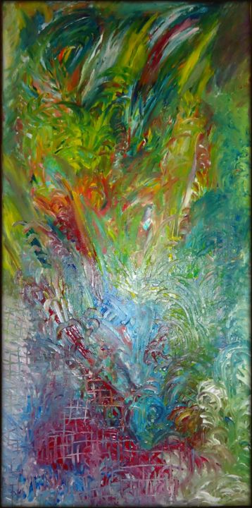 Painting titled "Evasion" by Lily-Anna, Original Artwork, Oil