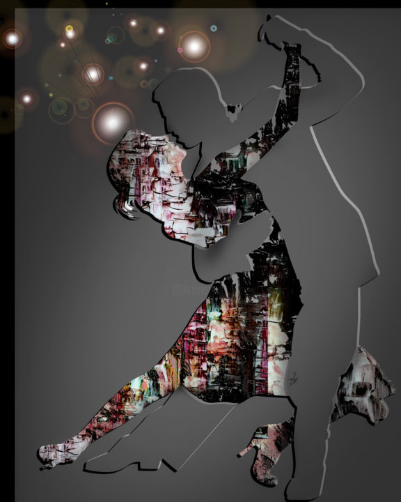 "Arc de gris..Ombre…" başlıklı Dijital Sanat Lily-Anna tarafından, Orijinal sanat