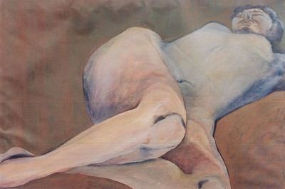 Painting titled "siesta" by Lily Popa, Original Artwork