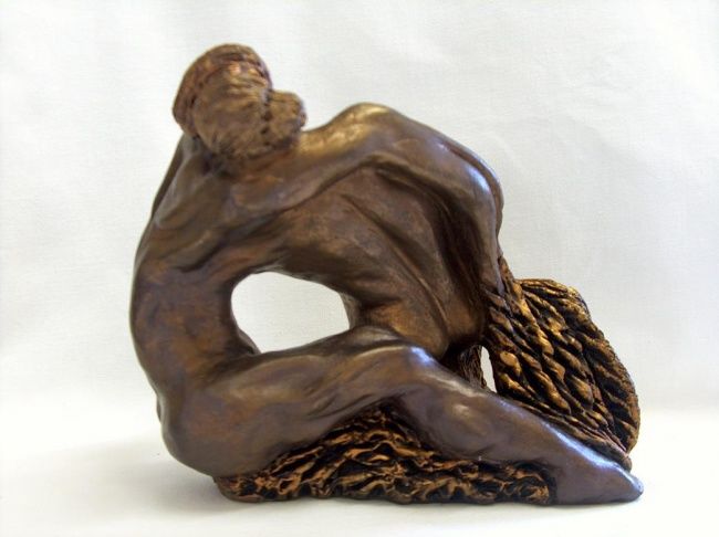 Sculpture titled "album_sculpure_vess…" by Vesselina, Original Artwork, Terra cotta