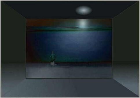 Digitale Kunst mit dem Titel "Portal 2001" von Linda Martin, Original-Kunstwerk