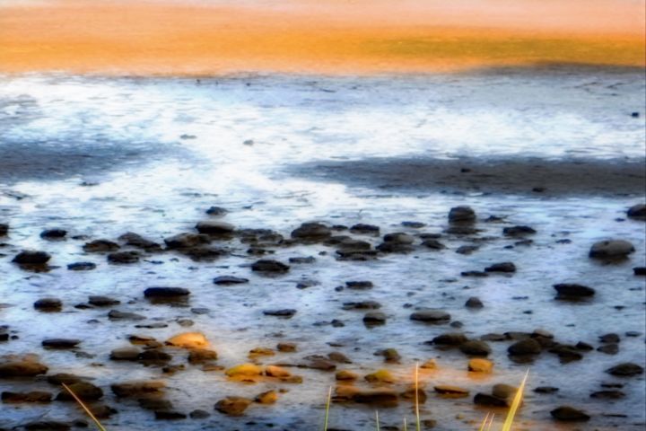 Photography titled "Tide Going Out" by Linda Hegland, Original Artwork
