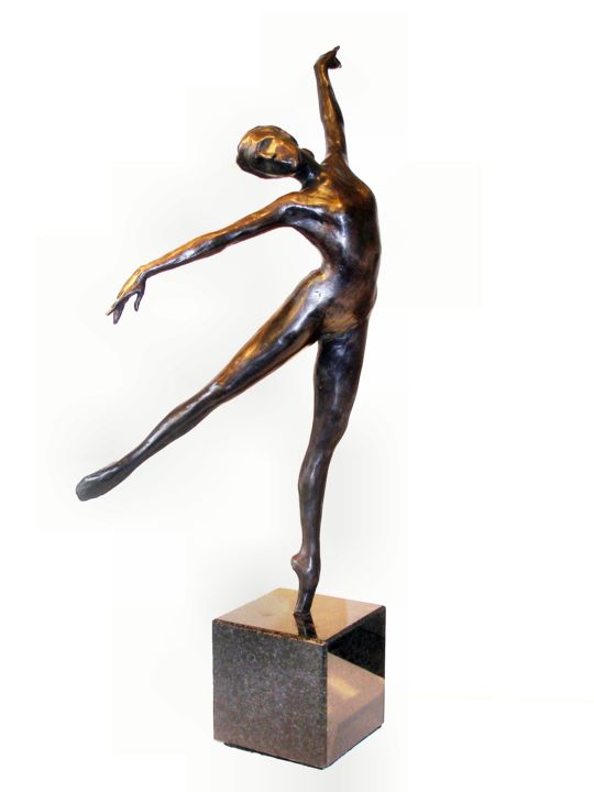 Sculpture titled "Elegance" by Linda Klarfeld, Original Artwork, Casting