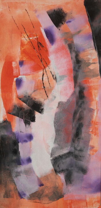 Картина под названием "Ikigai" - Lindsey Mcalister Obe Jp, Подлинное произведение искусства, Акрил