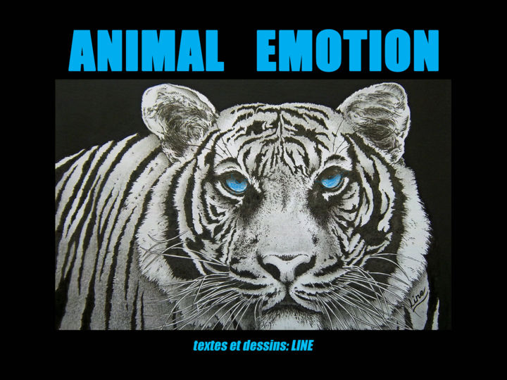 Digital Arts titled "Animal Emotion" by Line-Rose, Original Artwork, Other