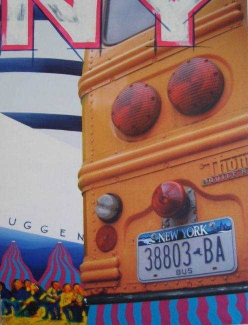 Peinture intitulée "NYC" par Kakouzh, Œuvre d'art originale,