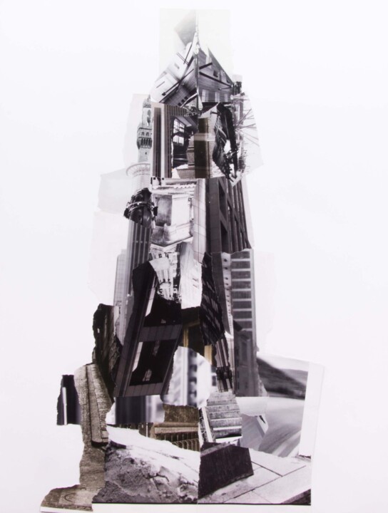 拼贴 标题为“Monument pour Tetsuo” 由Lioncaresse, 原创艺术品
