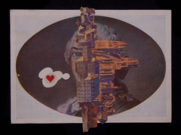 Collages titled "Vous Émois" by Lioncaresse, Original Artwork