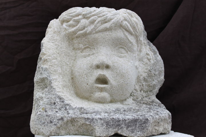 Sculpture titled "la venue de milo" by Lionel Demichelis, Original Artwork, Stone