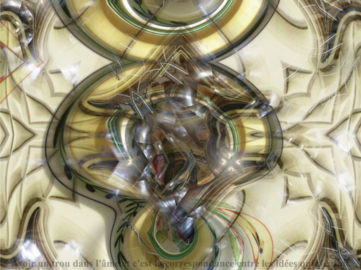 Arts numériques intitulée "trou-dans-l-ame.jpg" par Lionel Guitton, Œuvre d'art originale